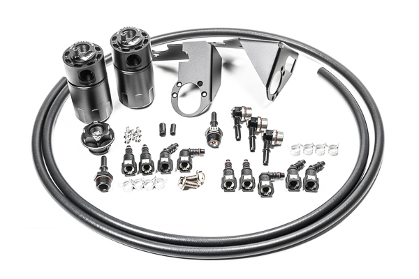 Radium Engineering — Radium Engineering 05-13 Chevrolet Corvette Fluid Lock Dual Catch Can Kit - view 3